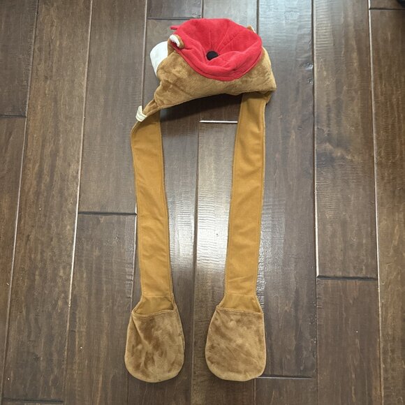 Buc-ees Beanie Hat One Size Unisex Winter Hat With Long Ear & Mittens HTF - Picture 6 of 11